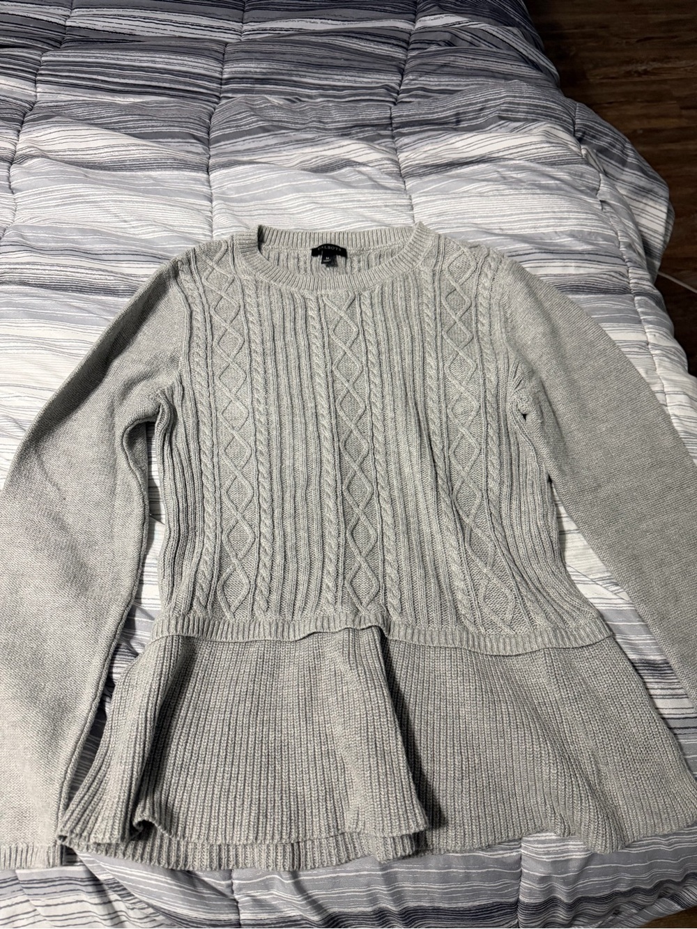 Talbots Light Gray Sweater